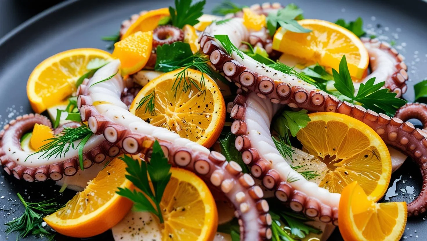 Octopus Carpaccio recipe.