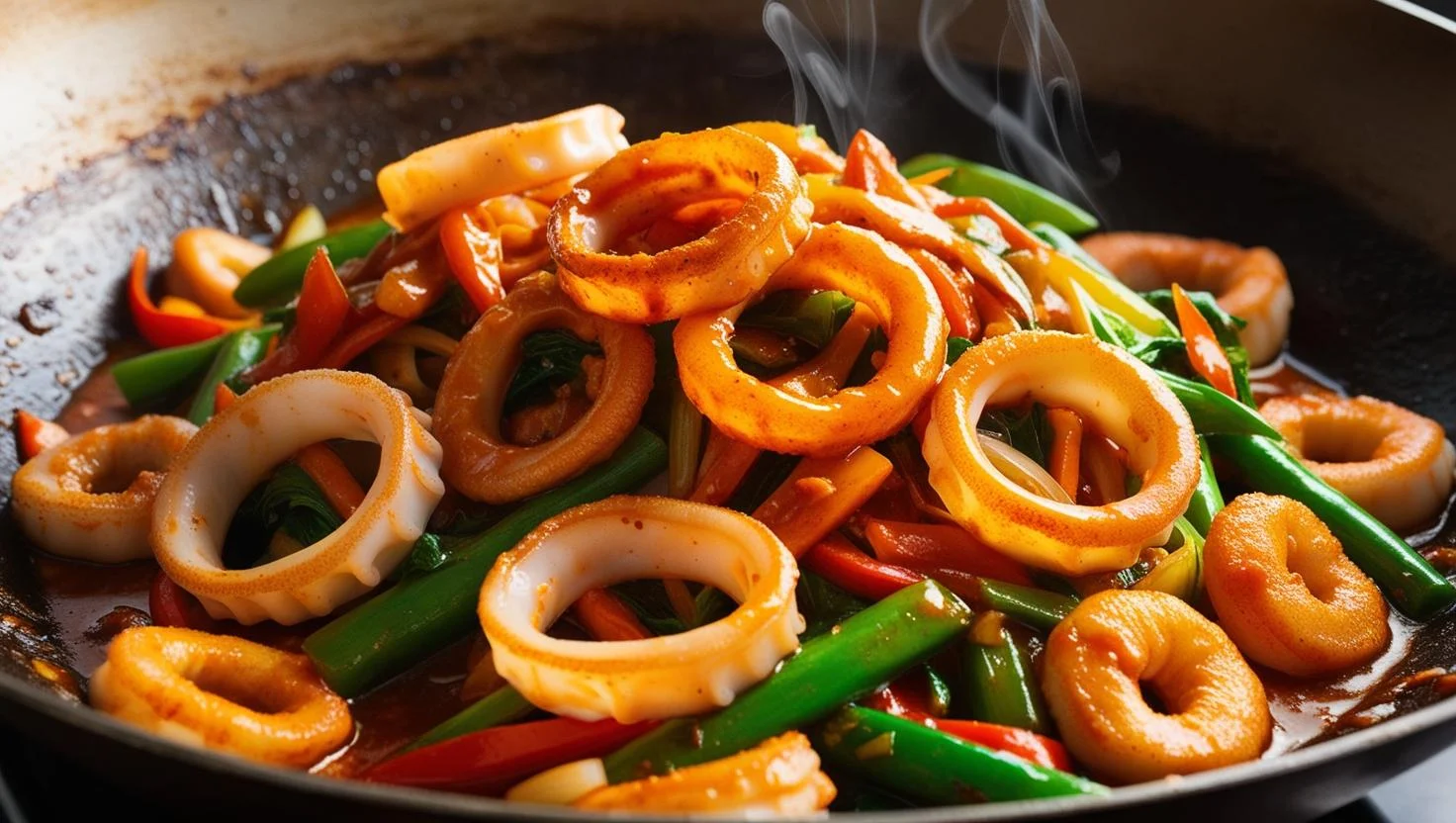 Spicy Squid Stir Fry A Quick and Flavorful Dish